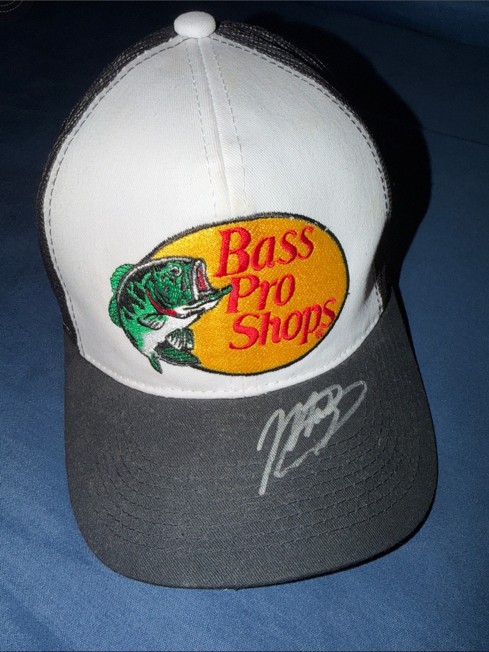 Bass Pro Shops Trucker Hat signed by Martin Truex Jr